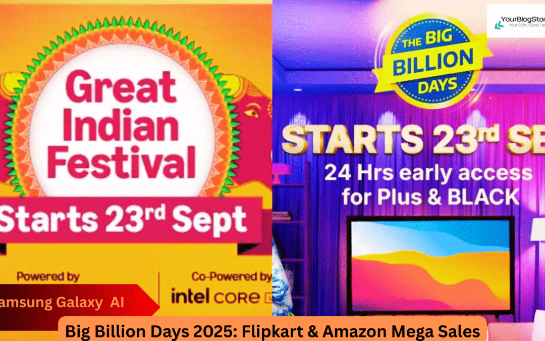 Big Billion Days 2025: Flipkart & Amazon Mega Sales Dates, Deals & Tips You Can’t Miss