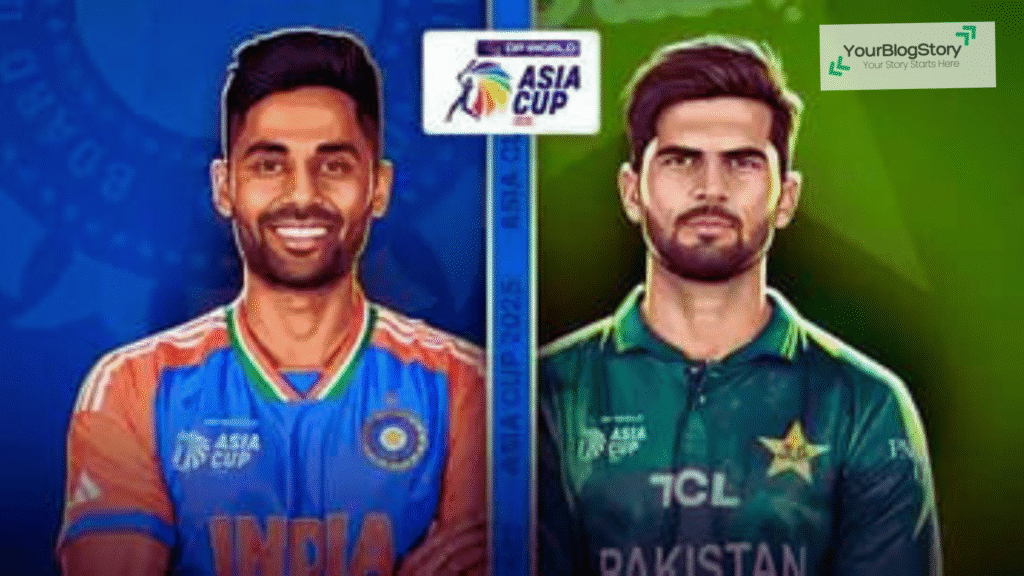 Fans cheering at India vs Pakistan Asia Cup 2025 match