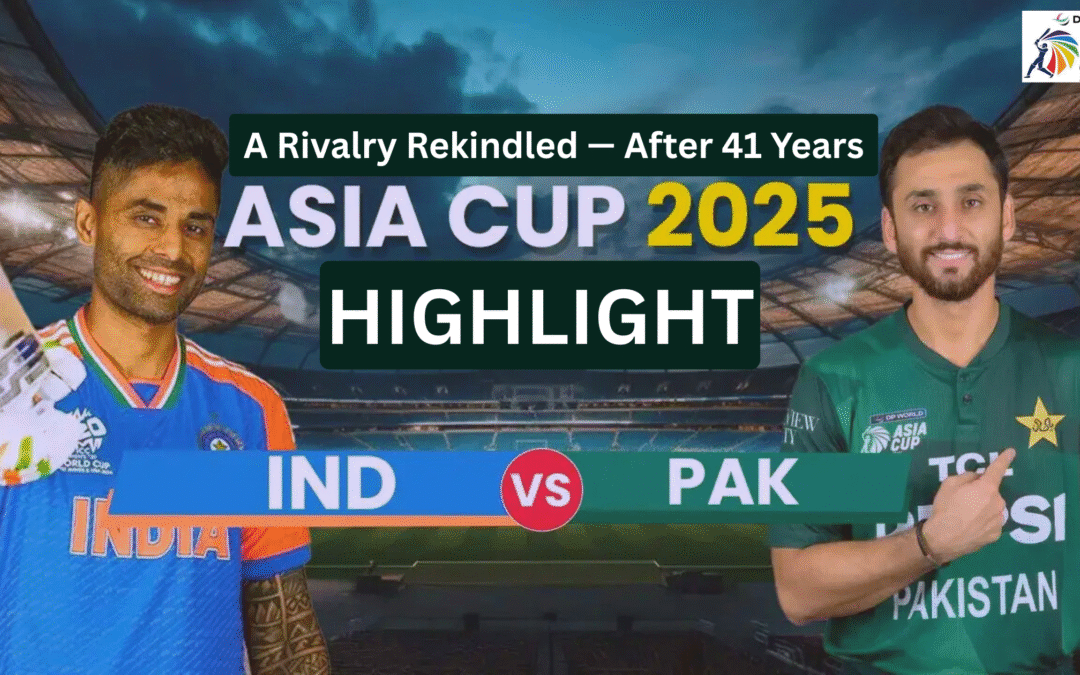 India vs Pakistan Asia Cup 2025 Final Highlights – A Historic Clash After 41 Years