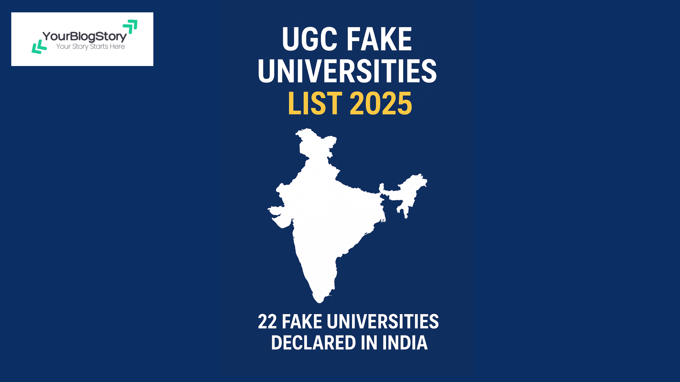 UGC Fake Universities List 2025 — Students warned as 22 unrecognized institutions found across India.