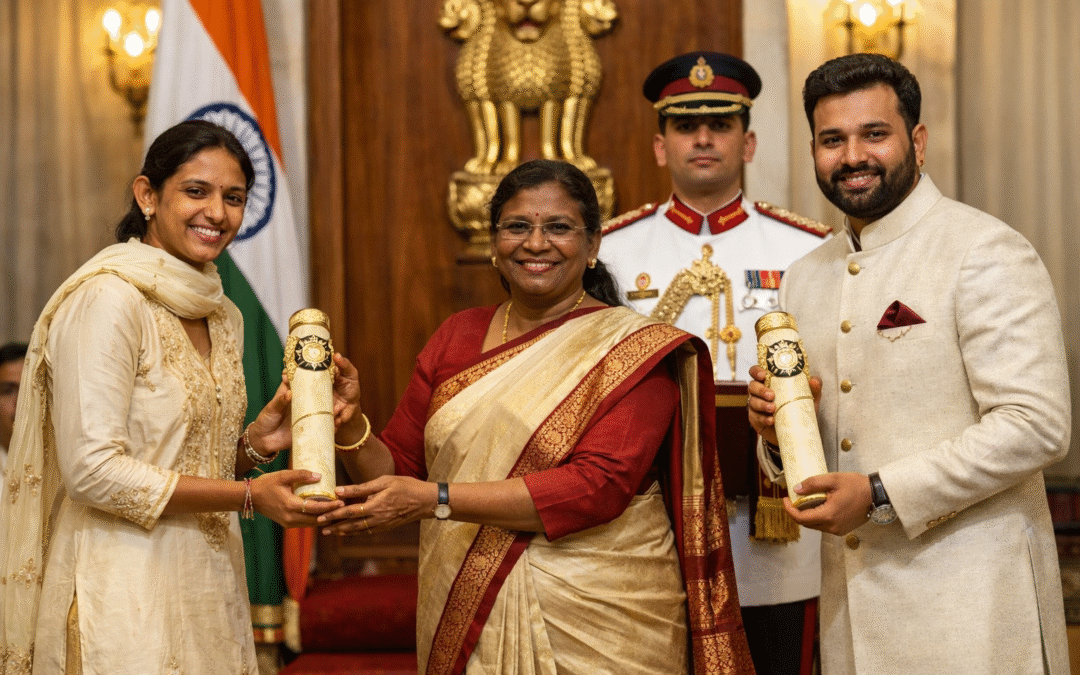 Harmanpreet Kaur & Rohit Sharma to Receive Padma Shri Award 2026: India Honours Excellence